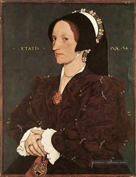  Holbein Tableaux - Portrait de Margaret Wyatt dame Lee Renaissance Hans Holbein le Jeune